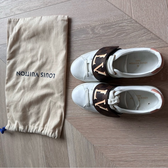 Louis Vuitton Frontrow Calfskin Monogram Sneakers - Picture 1 of 16